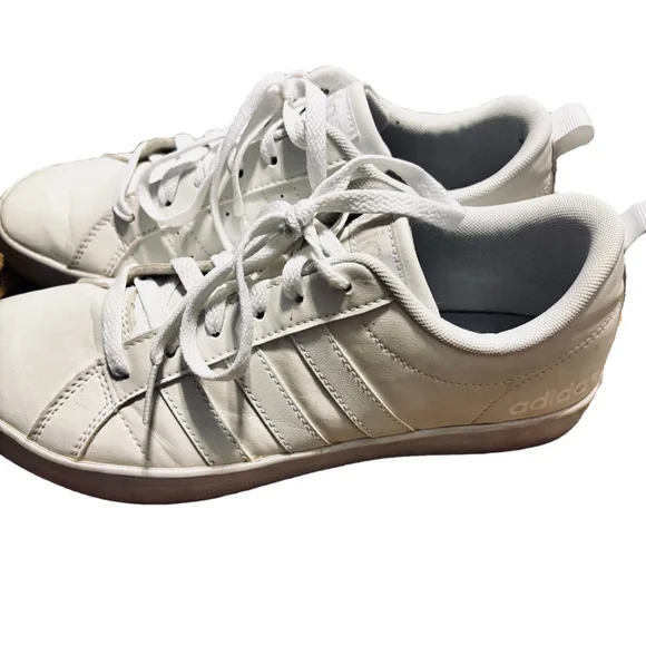 Adidas White Neo VS Pace Sneakers Size 7.5 - Picture 4 of 9